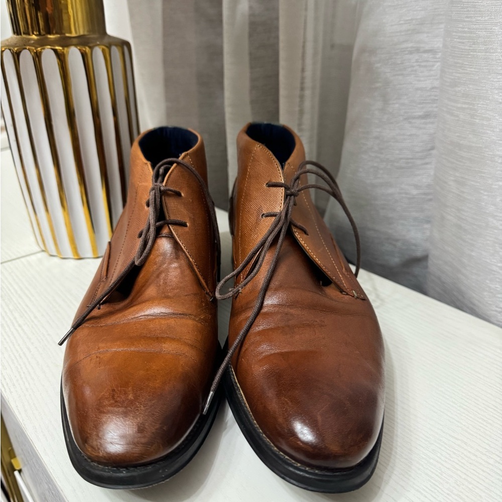 Ted Baker London Men's Brown Leather Dress Shoes